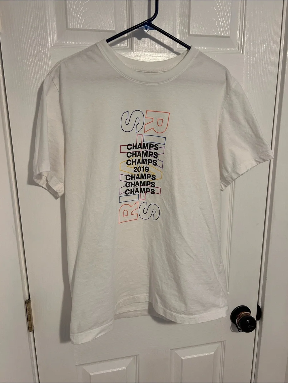Jordan White Tee with Red Jumpman Logo